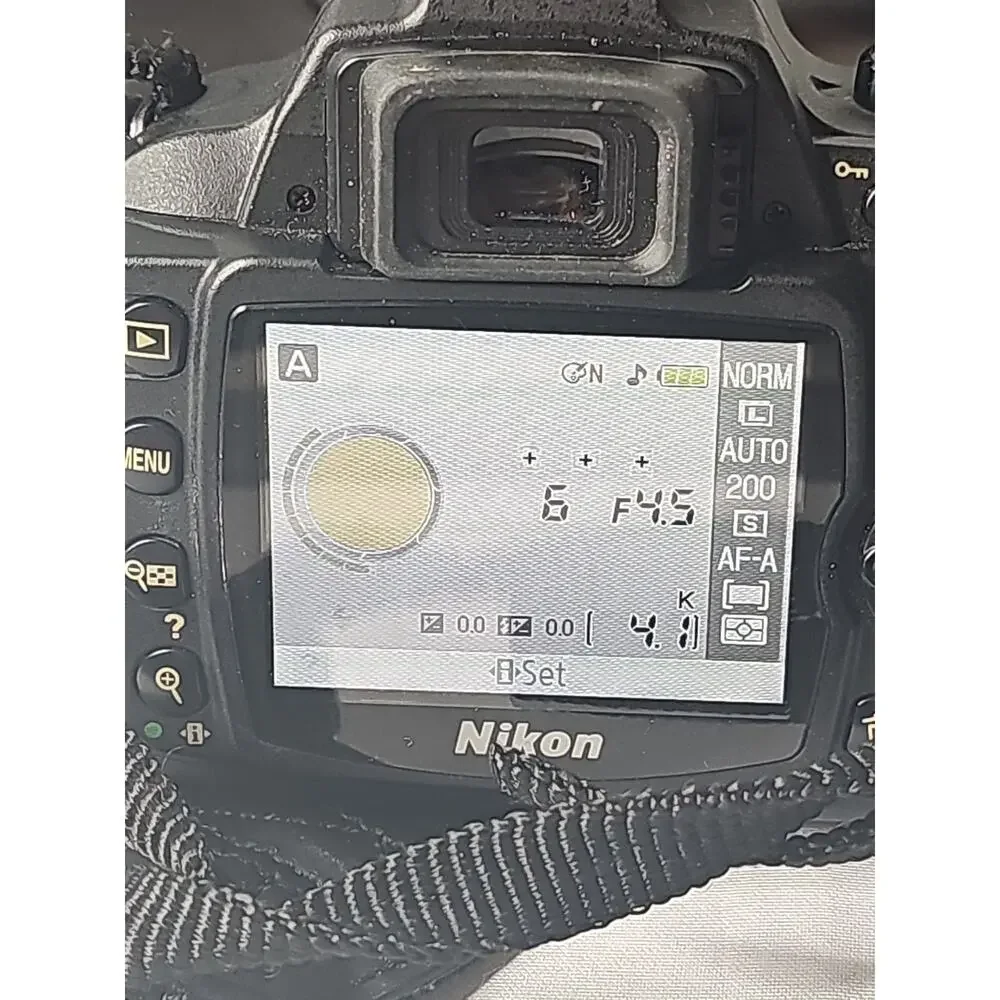 Nikon D40 Digital DSLR Camera w/ AF-S Nikkor 18-55 MM 1:3.5-5.6G & Charger 4911